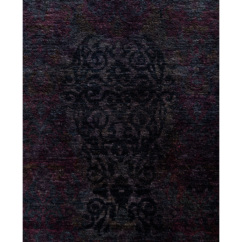 Overdyed One-of-a-Kind 12' 1" x 15' 3" Hand Knotted Area Rug