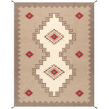 Canvello Kilim Hand-Woven Wool Area Rug- 9' X 11'10"