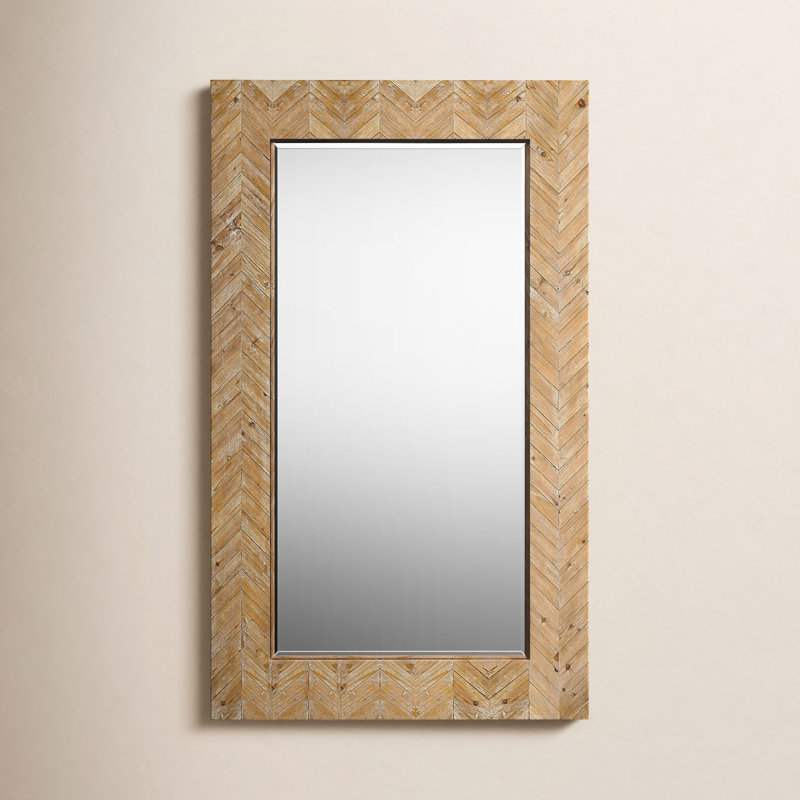 Hyde Solid Wood Rectangle Wall Mirror