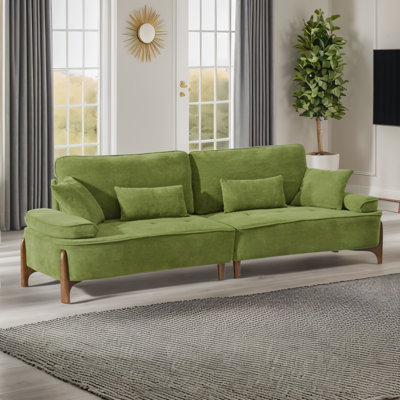 Canapé de 103 po avec 3 coussins 103 po Mid-Century