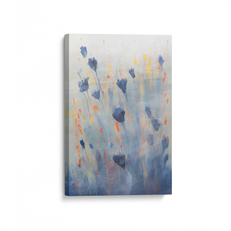 «Blue Blooms Rising II», H 12 po x l 8 po