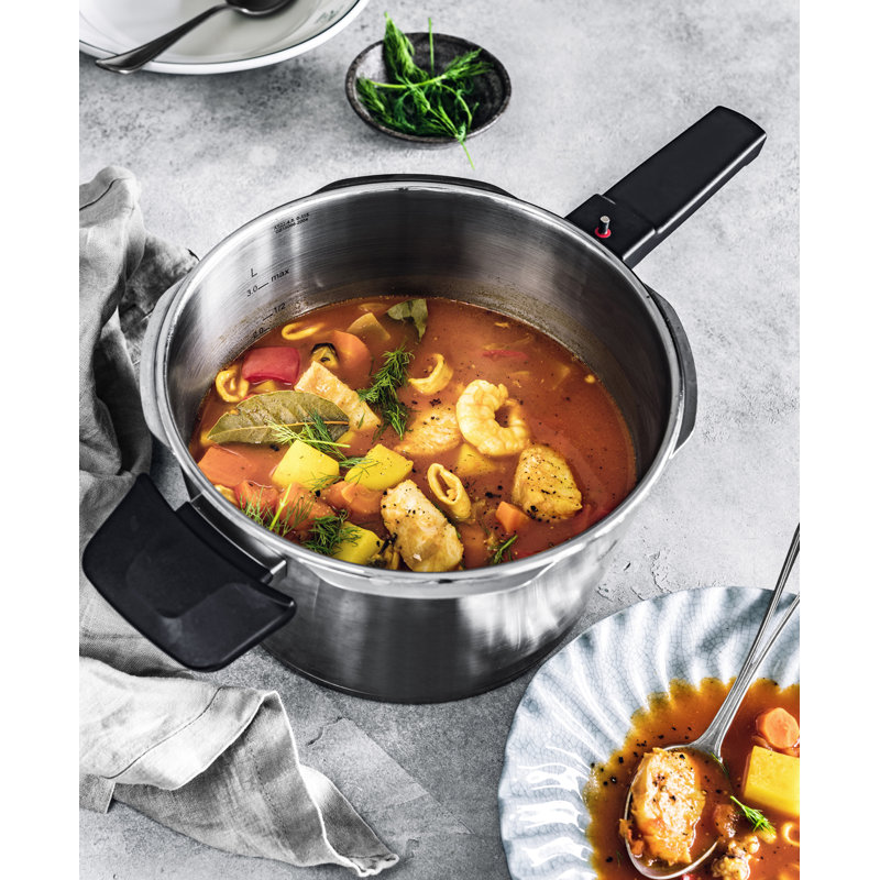 Fissler® Vitaquick® Premium Pressure Cooker Set, 6.3qt with Glass Lid