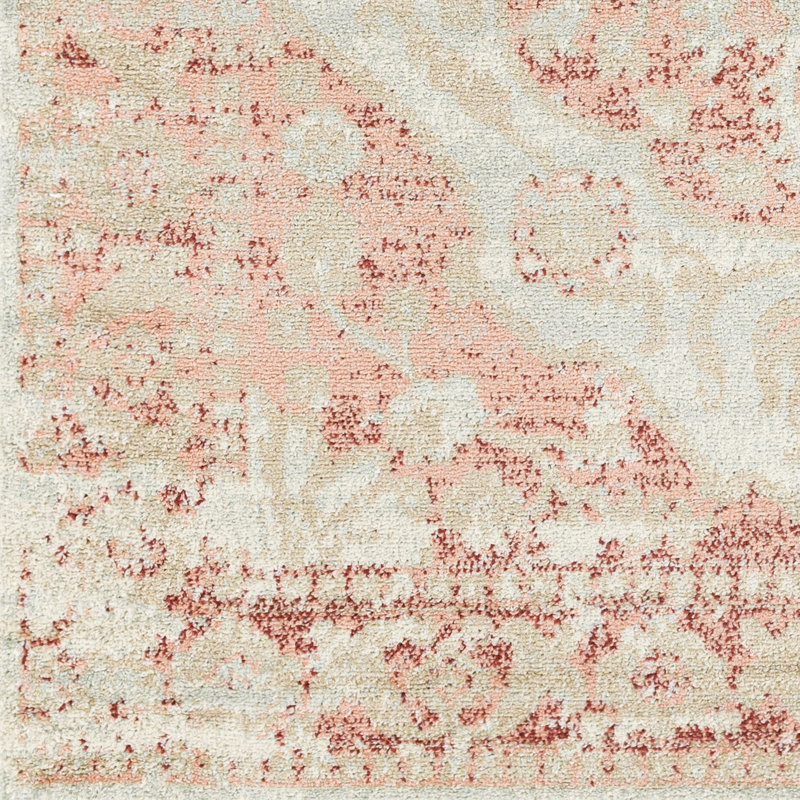 Tapis oriental rouille, Rectangle 5 pi 3 po x 7 pi 3 po