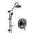 With hand shower system (including rough-in valve)