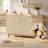 4-Door Wood Accent Cabinet with Fluted Textured Doors