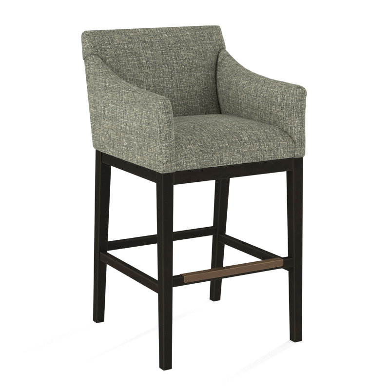 Upholstered Stool, 61614-35, Espresso