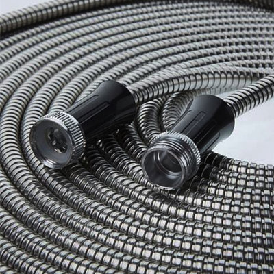 Bionic Steel Garden Hose 304 Stainless Steel Metal Hose, Super Tough & Flexible Water Hose