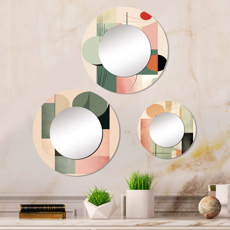 Lianet Metal Round Mirror