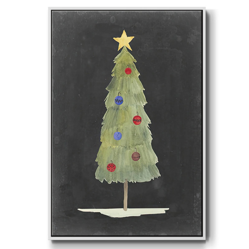 Lueur de Noël II, Blanc, H 37 po x l 25 po x P 1,5 po