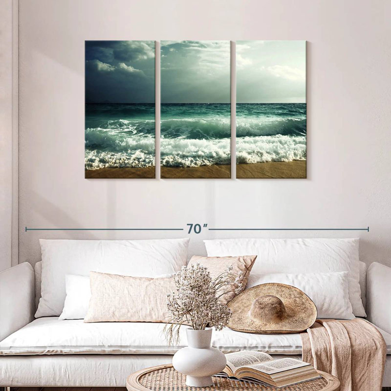 Gillard Dusky Ocean Wave, 28" H x 45" W