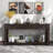 Cedric Rustic Solid Wood Console Table with Storage Drawers and Bottom Display Shelf for Entryways or Living Spaces-346391359