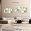Branche de magnolia Harnek, aquarelle blanche-108847324