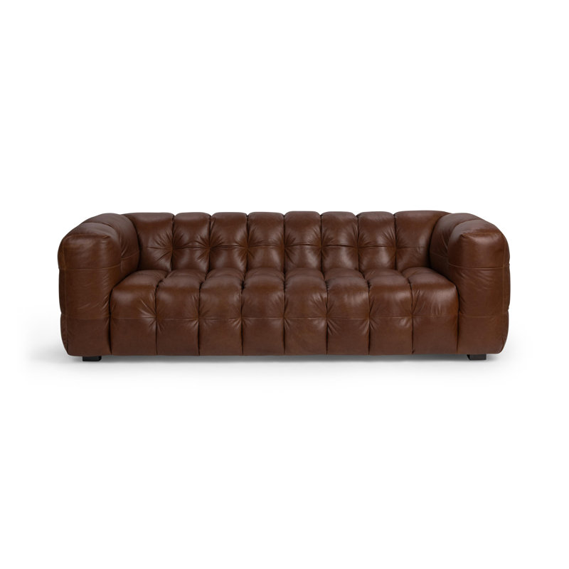 Halston Top Grain Leather Sofa