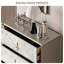 Commode d'appoint en bois de luxe