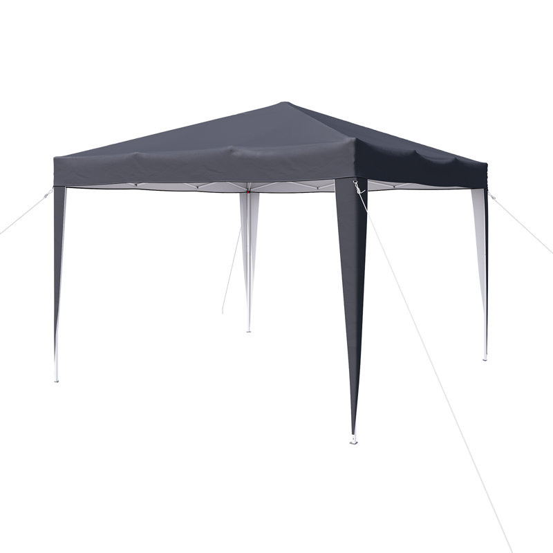 3m x 3m Steel Pop-up Gazebo, Grey
