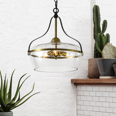 Menchaca 3-Light Dome Kitchen Island Pendant Light