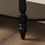Console noire en bois massif