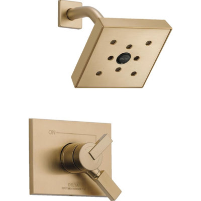 Vero Pressure-Balanced Shower Faucet Trim with Lever Handles and H2okinetic Technology