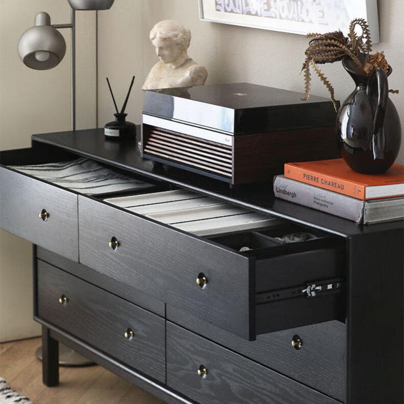 Buffet Nordic Retro, Noir