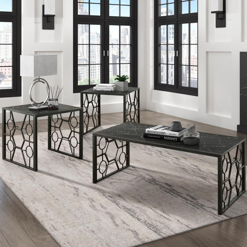 Modern 3-piece Occasional Table Set