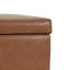 Banc de rangement en similicuir Geffray-106913330