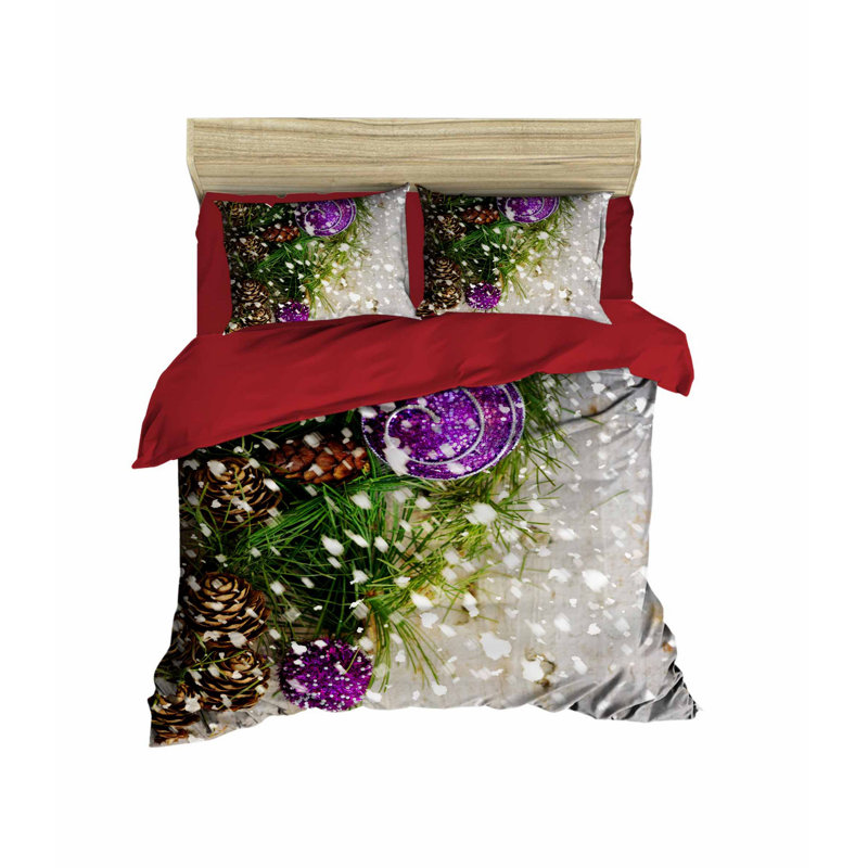 Deven Polyester No Pattern Duvet Cover Set with Pillowcases Included