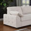 Canapé d'angle multi-fonctionnel en forme de L avec rangement et lit convertible