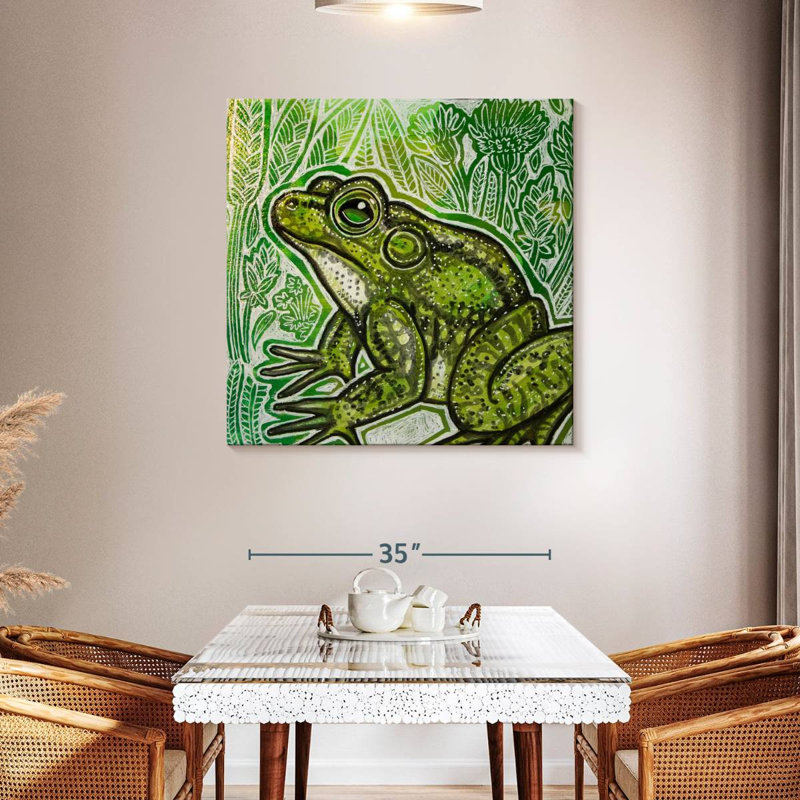 Brampt Little Frog, 39" H x 39" W