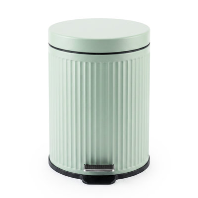 Petite poubelle ronde pour salle de bain et de cuisine 5L / 1,3 Gal Soft-Close Step