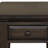 Mahogany Traditional Chairside Table W/ Storage