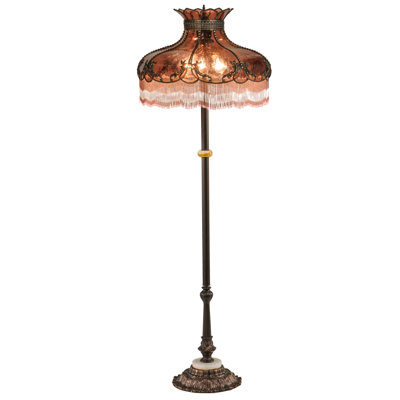 Enid 63.5'' Craftsman Brown Novelty Floor Lamp