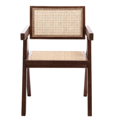 Modern Mid Century Brown Armchairs, Suitable For Dining In Kitchen, Resting Bedroom And Outdoor Enjoyment Comfortable Armchairs Design, For Relaxing Lounging
