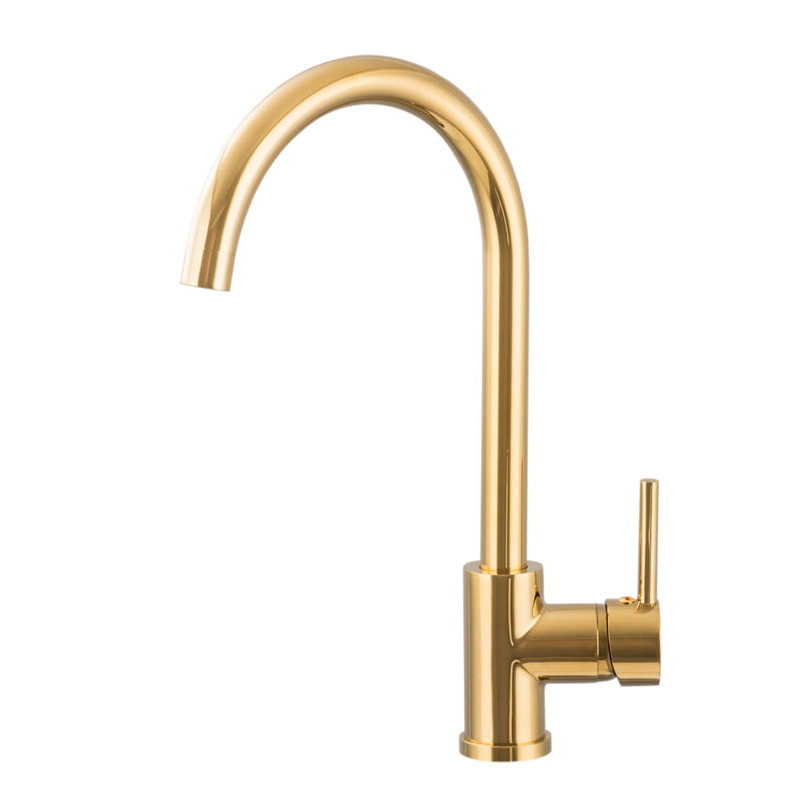 Fairmont Park Miss Kitchen Faucet, Golden