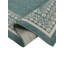 Tapis décoratif bleu oriental intérieur/extérieur Wapato-784200811
