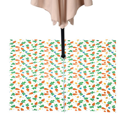 Carrots Dots Eggs Water Repellent Tablecloth