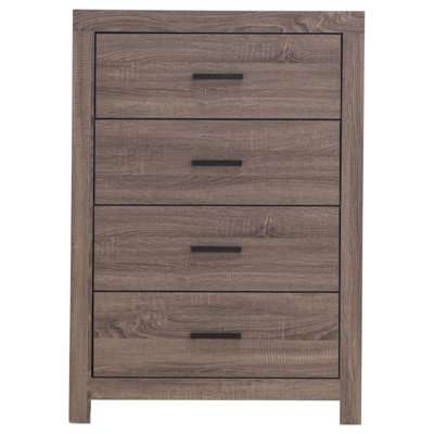 Axat 4-drawer Bedroom Chest Barrel Oak