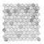 Carreau de mosaïque en verre 1 po x 1 po Eterna Hex-128781583