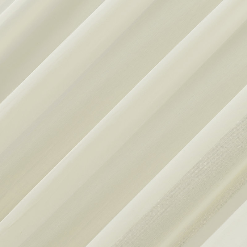 Rideau 100% coton avec passe-tringle - Basics by Wayfair ™, Ivoire, L 50 po x L 96 po
