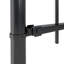 Benat 80cm H x 53cm W Black Metal Border Fence