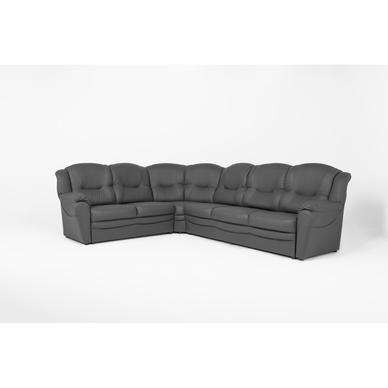 Aydenne 6 Seater Faux Leather Corner Sofa , Left Hand Facing
