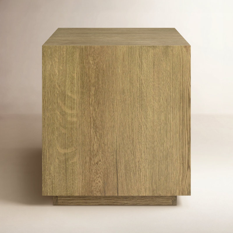 Layne 20" Square End Table, Light Brown