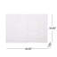 Jeté blanc en fausse fourrure de lapin - 50 po x 60 po, couverture décorative luxueuse pour lit, canapé et salon, dossier ivoire réversible, nettoyage à sec seulement