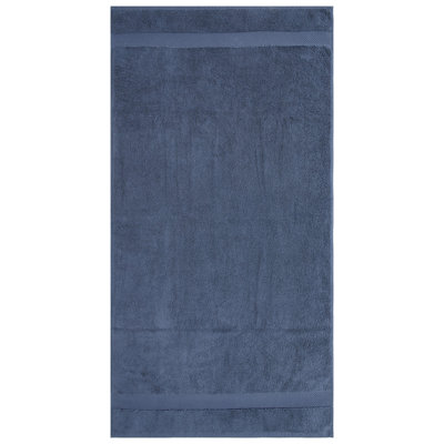 Ensemble de serviettes de bain 100% coton Splash Splash, serviettes de bain absorbantes ultra douces 550 g / m² pour spa et usage quotidien, certifié OEKO-TEX, paquet de 4, bleu marine