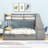 Kirksey Kids Twin Over Full Bunk Bed with Trundle with Drawers-1109554276