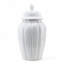Celadon Ribbed Jar with Lid-1546224708