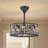 18" 5 - Blade Caged Ceiling Fan With Remote Control