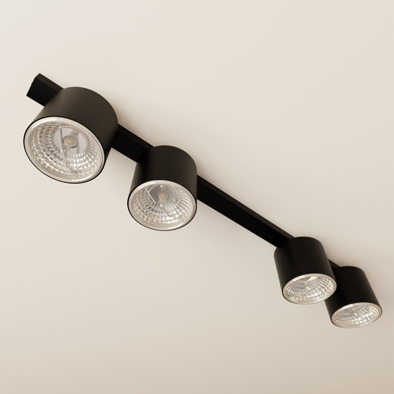 Marlyse Flush Mount, Black