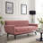 Engage Channel Tufted Fabric Loveseat-1494585365