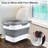 Rice Storage Containers, Collapsible 20 To 30Lbs Food Storage Bin Dispenser With Rolling Wheel And Clear Airtight Lid, BPA Free Flour, Sugar, Cereal And Dog Cat Pet Food Containers