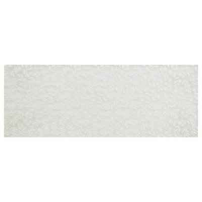 Sonya Flowers 6x16 Frosted Glass Tile